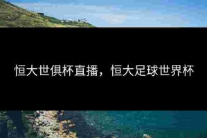 恒大世俱杯直播，恒大足球世界杯